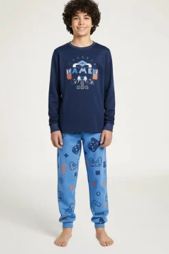 Pijama juvenil 10-16 años estampado gamer | MUYDEMI