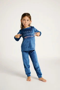 Pijama juvenil 10-16 años terciopelo estrellas | MUYDEMI