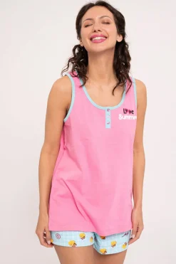 Pijama mujer corto algodón estampado Summer | MUYDEMI