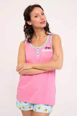 Pijama mujer corto algodón estampado Summer | MUYDEMI