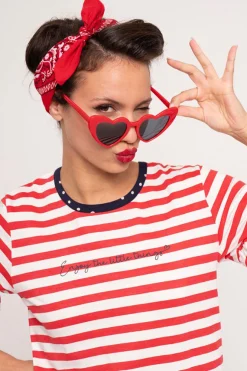 Pijama mujer corto algodón estampado rayas y lunares | MUYDEMI