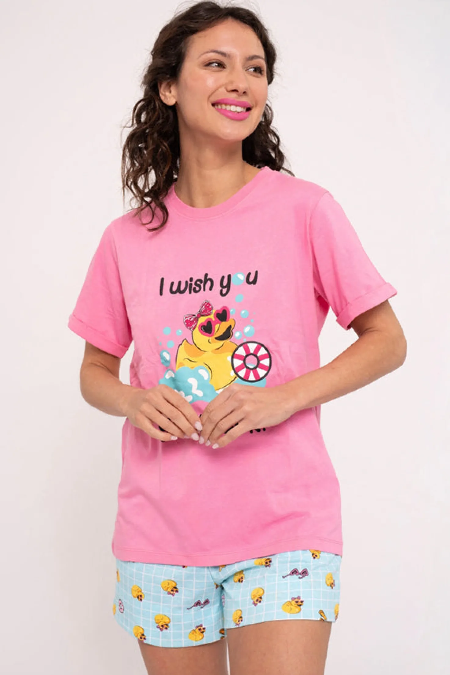 Pijama mujer corto algodón Good Duck | MUYDEMI