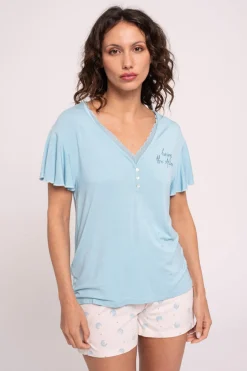 Pijama mujer corto estampado | MUYDEMI