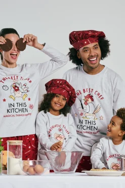 Pijama mujer largo algodón estampado Chef | MUYDEMI