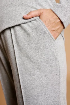 Pijama mujer largo gris | MUYDEMI