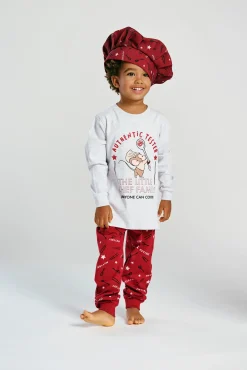 Pijama niño 10-16 años algodón estampado Chef | MUYDEMI