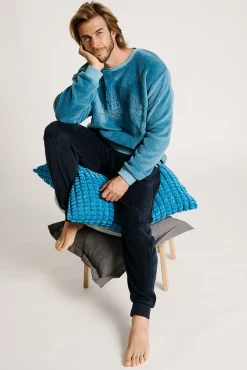 Pijama polar hombre mensaje | MUYDEMI