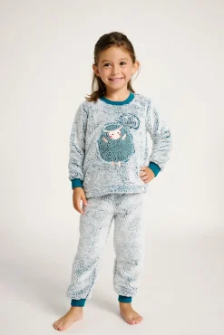 Pijama polar juvenil 10-16 años dibujo oveja | MUYDEMI