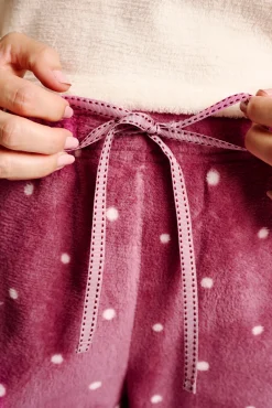 Pijama polar mujer estampado erizo | MUYDEMI