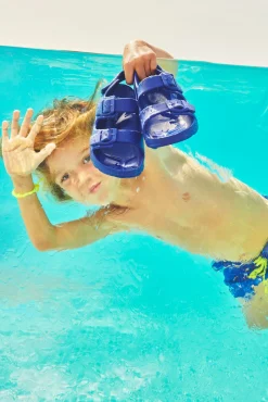 Sandalias infantiles de hebillas ajustables marino