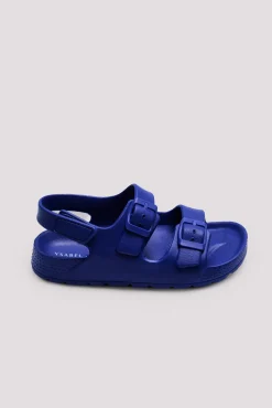Sandalias infantiles de hebillas ajustables marino