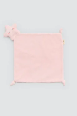 Set bebé manta y doudou rosa Baby Stars rosa