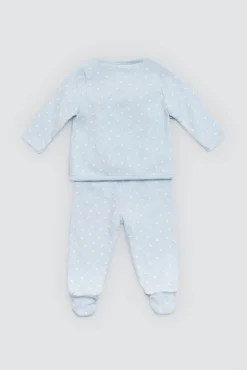 Set primera puesta recién nacido azul