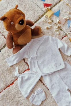 Set primera puesta recién nacido blanco