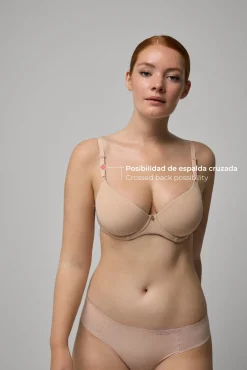 Sujetador adapt talla ajustable nude