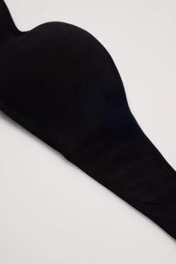 Sujetador bandeau juvenil negro