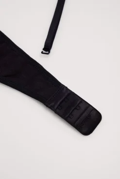 Sujetador bandeau juvenil negro