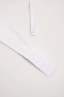 Sujetador bandeau juvenil blanco