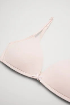 Sujetador clásico copa A rosa