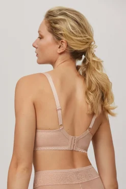Sujetador con aro con relleno nude