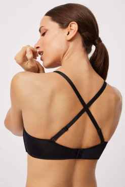 Sujetador con aro con relleno negro