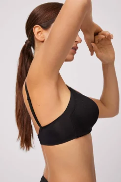 Sujetador con aro con relleno negro