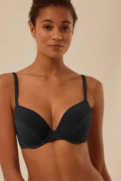 Sujetador con aro con relleno negro