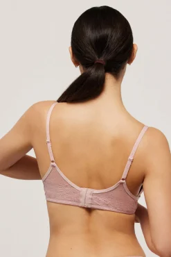 Sujetador con aro con relleno rosa