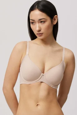 Sujetador con aro con relleno nude