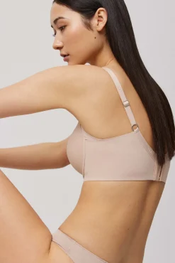 Sujetador con aro con relleno nude