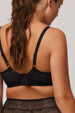 Sujetador con aro con relleno negro