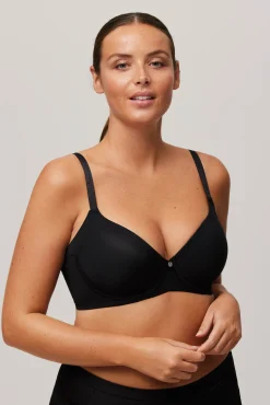 Sujetador con aro con relleno negro