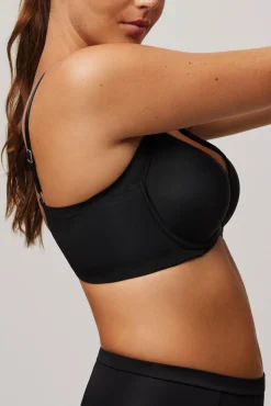 Sujetador con aro con relleno negro