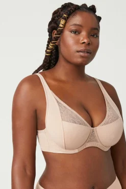 Sujetador con aro sin relleno nude