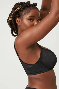 Sujetador con aro sin relleno negro