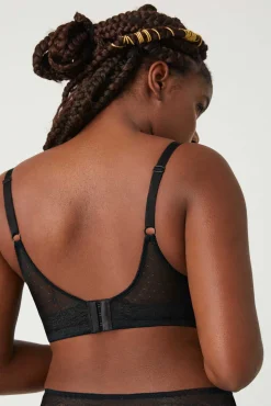 Sujetador con aro sin relleno negro