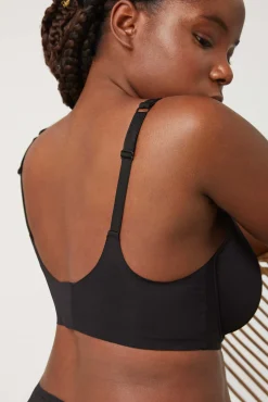 Sujetador con aro sin relleno negro