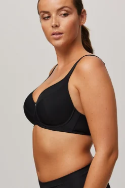 Sujetador de capacidad con aro sin relleno negro