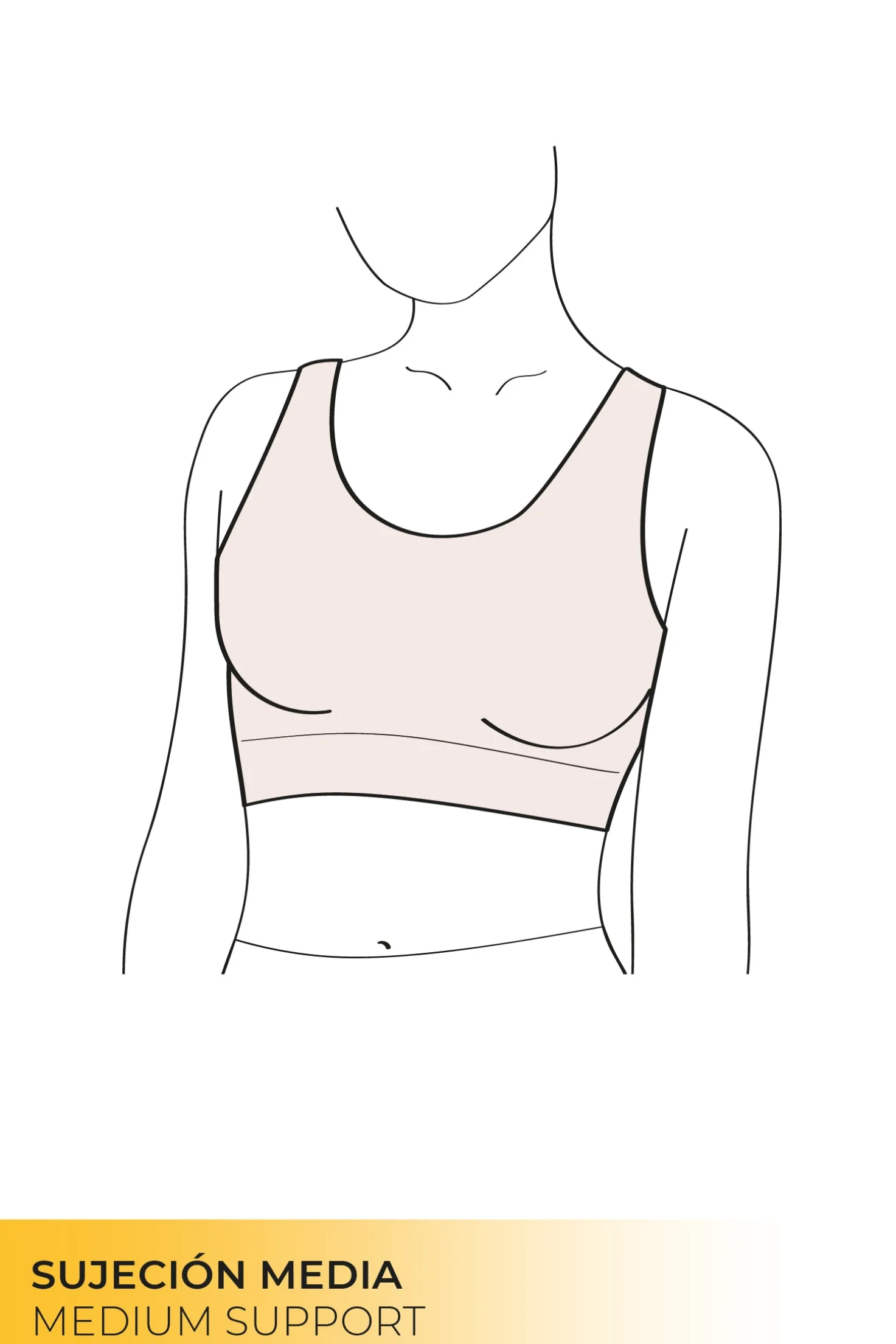 Sujetador deportivo color block con relleno extraíble azul