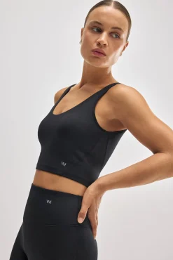 Sujetador deportivo con top interior negro