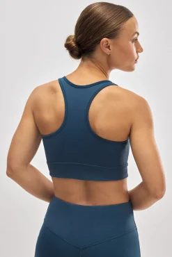 Sujetador deportivo espalda nadadora azul