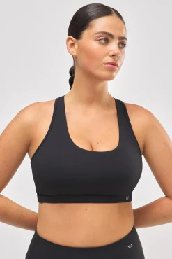 Sujetador deportivo tacto algodonero negro