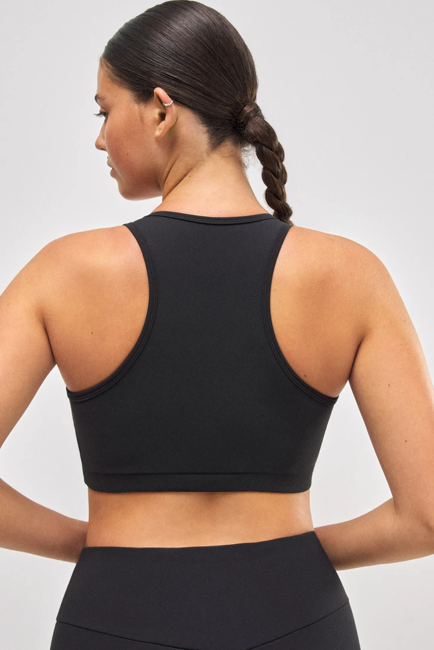 Sujetador deportivo tacto algodonero negro