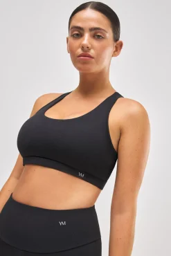 Sujetador deportivo tacto algodonero negro