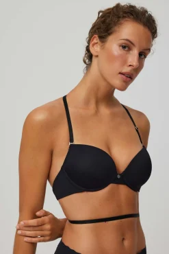 Sujetador escote espalda negro