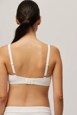 Sujetador lactancia con aro sin relleno marfil