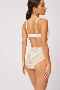 Sujetador push up & braga alta lencera