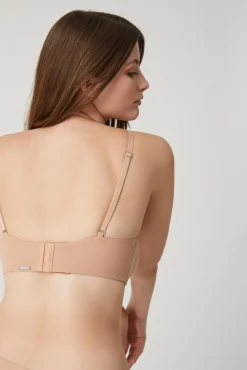 Sujetador push up sin tirantes-multiposición nude