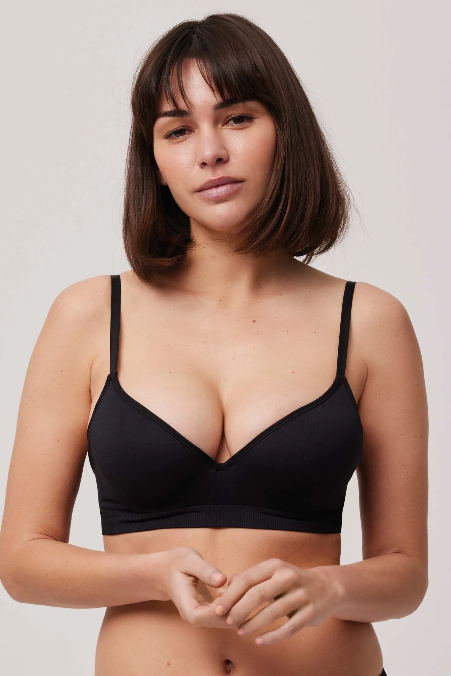 Sujetador push-up negro