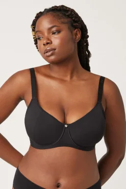 Sujetador reductor negro